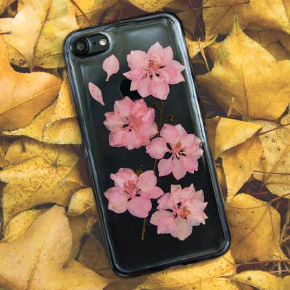 Real Pressed Flower Clear Tpu Case Cover For..
