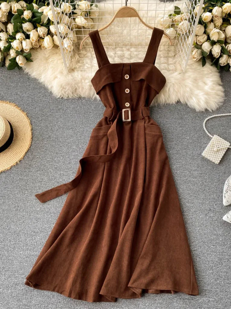 white christmas dresses Chloe Belted Shirt Dress- Classic Stripe