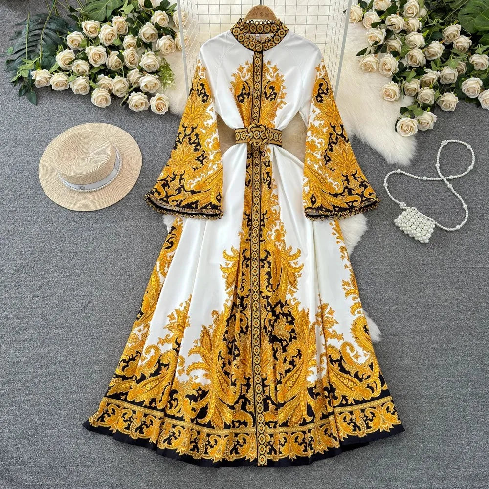 slim fit dress slacks Zapaka Women Black Golden Mother of Bride Dress Mermaid Square Neck Long Sleeve Sequin Wedding Guest Dress, BlackGolden / L main image 1