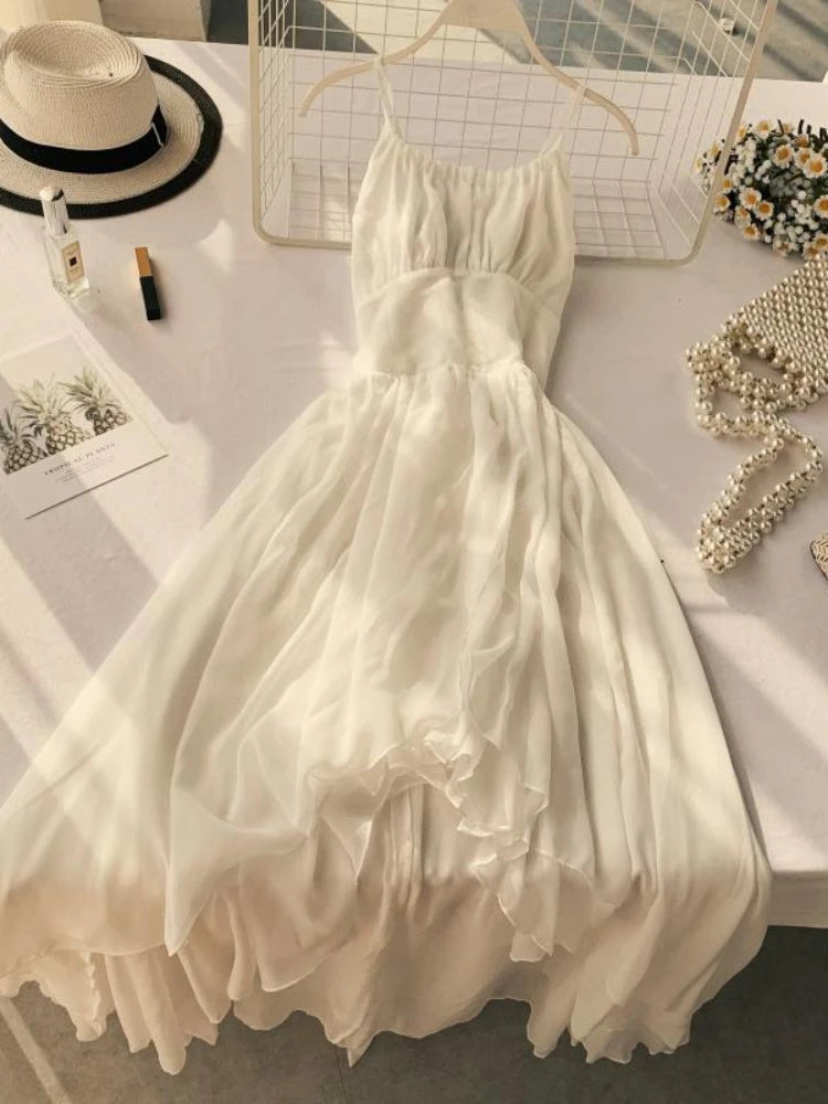 gold and white sparkly dress Dana Dress in White with Gold Medium