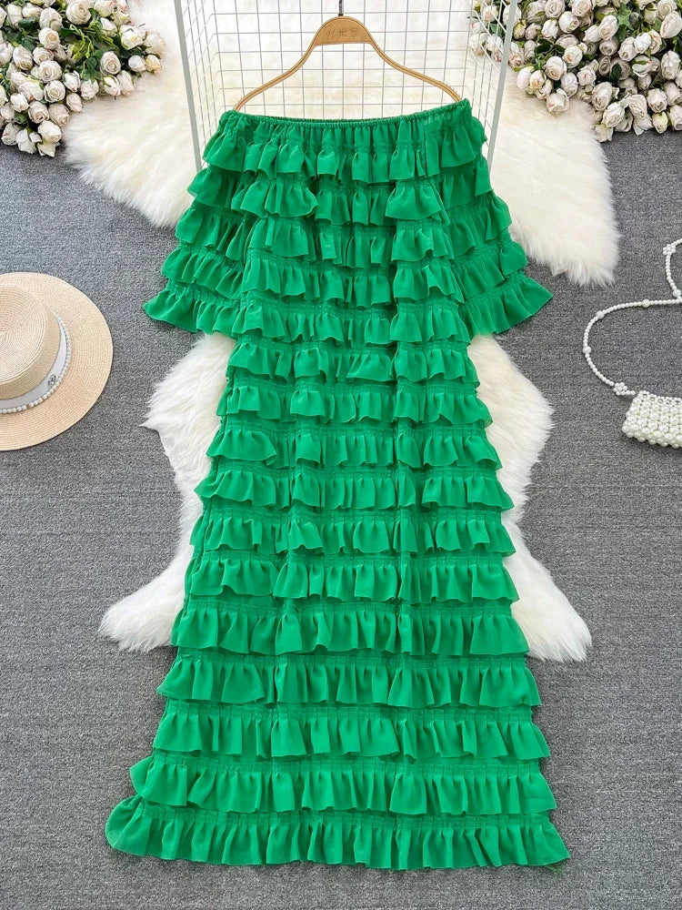 green emerald velvet dress Amazon.com: Girls Summer Dress Off Shoulder Flutter Sleeve Midi Swing  Cassual Formal Dresses with Belt (A-Green, 7-8 Years): Clothing, Shoes &  Jewelry main image 1