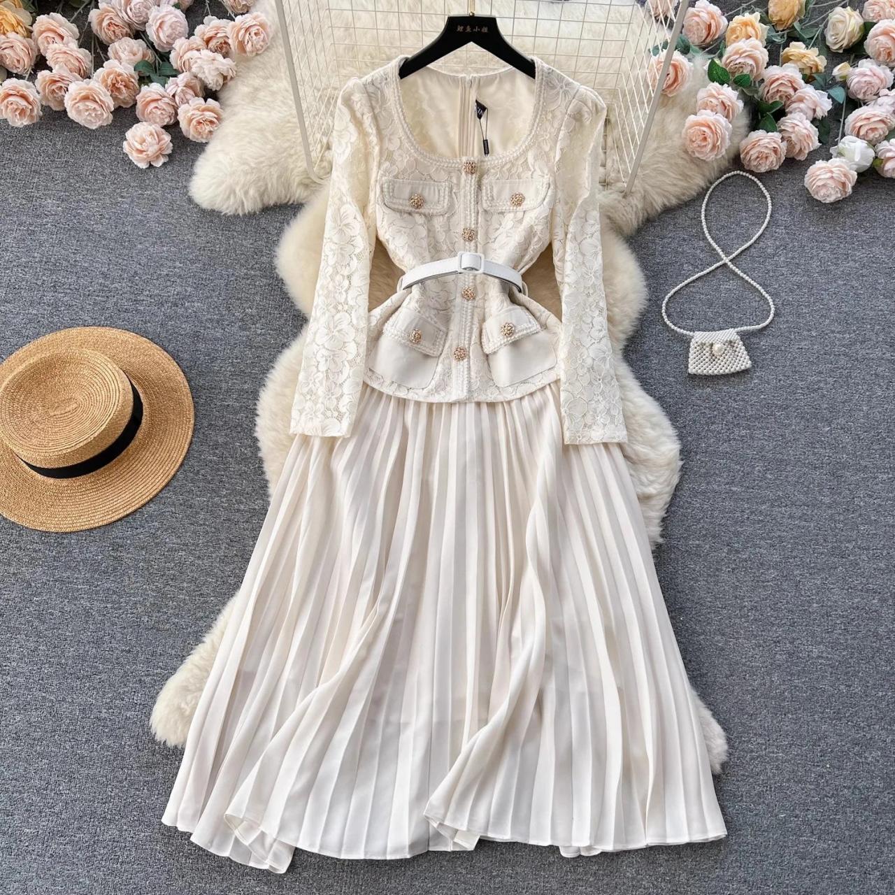 open lace back dress Gina