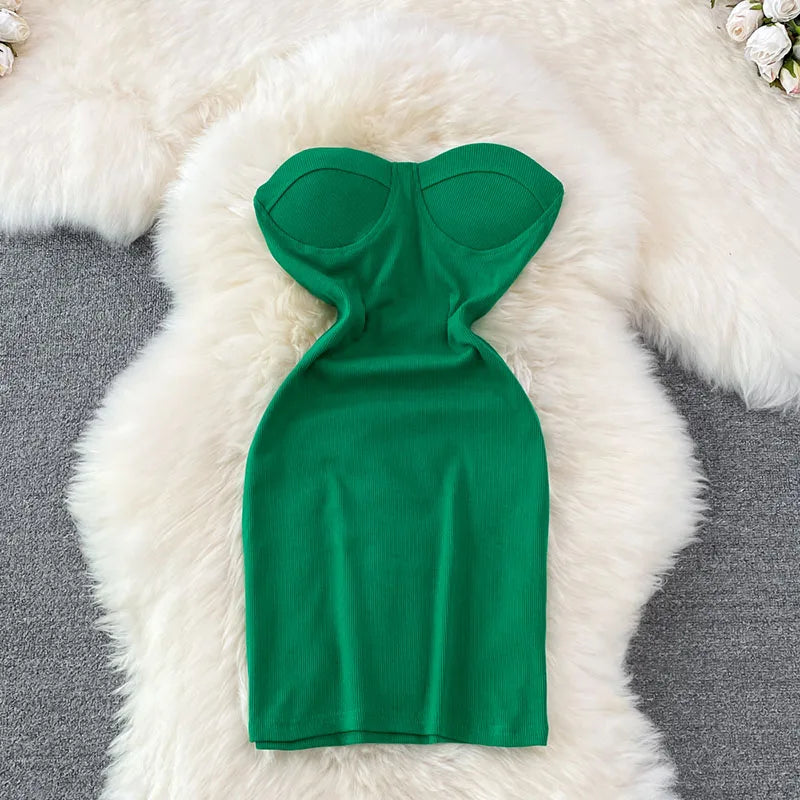 green emerald velvet dress Zapaka Women Burgundy Strapless Long Bridesmaid Dress Corset Burnout Velvet Wedding Guest Dress with Slit, Olive / US14 main image 1