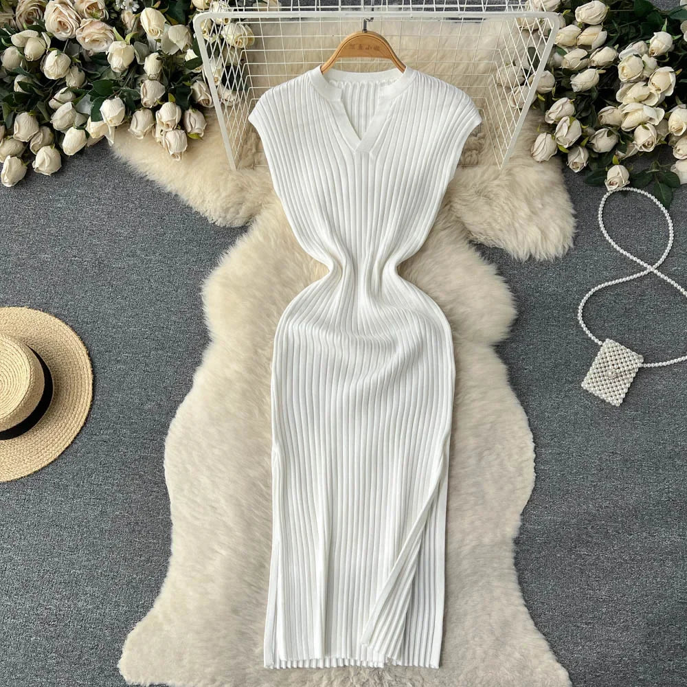 strapless open back dress Flared and Flirty Ponte Skater Dress main image 0