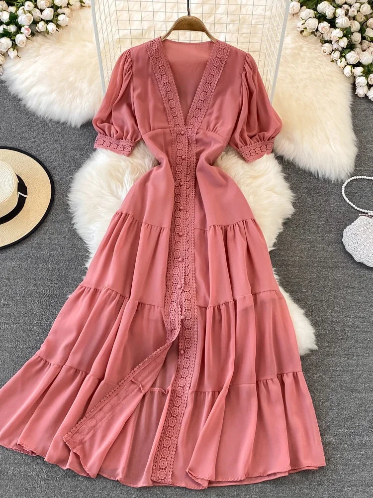 burgundy lace dress for women Burgundy Aline Lace Long Prom Dress, Burgundy Tulle Formal Graduation –  formalgowns main image 0