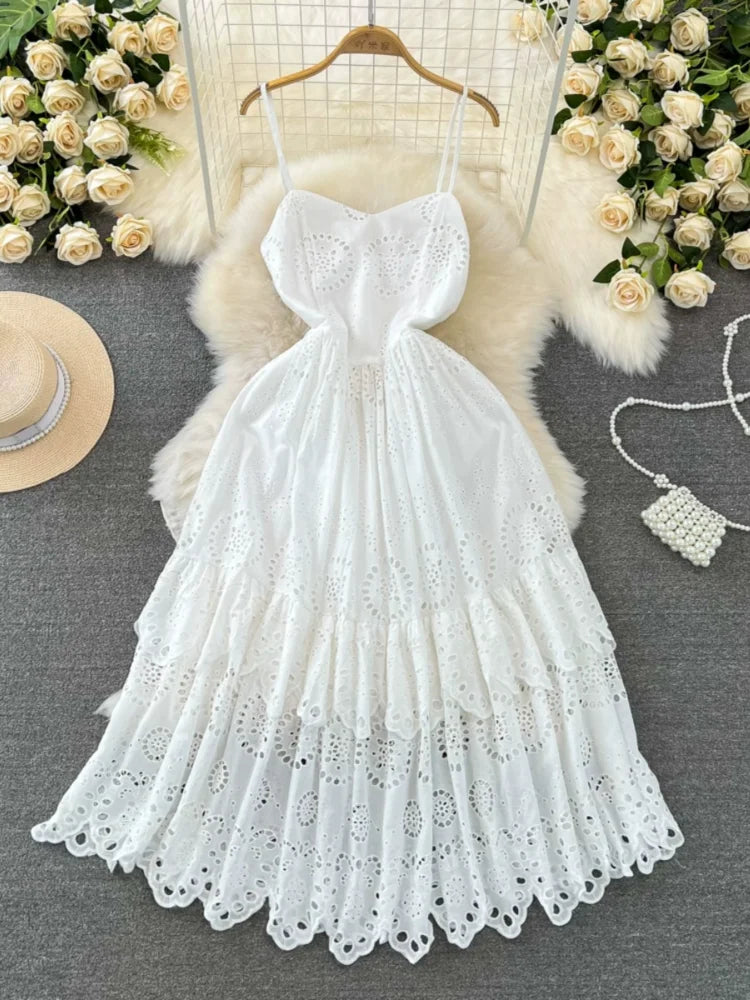 knee length dresses for ladies Elegant White Floral Lace Mermaid Spring Wedding Dress Long Sleeves V-Neck Slim Bridal Dresses main image 1