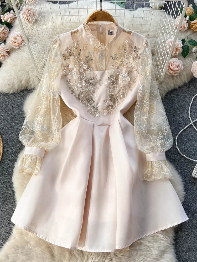 beaded dress summer Beaded Floral Dresses for Women