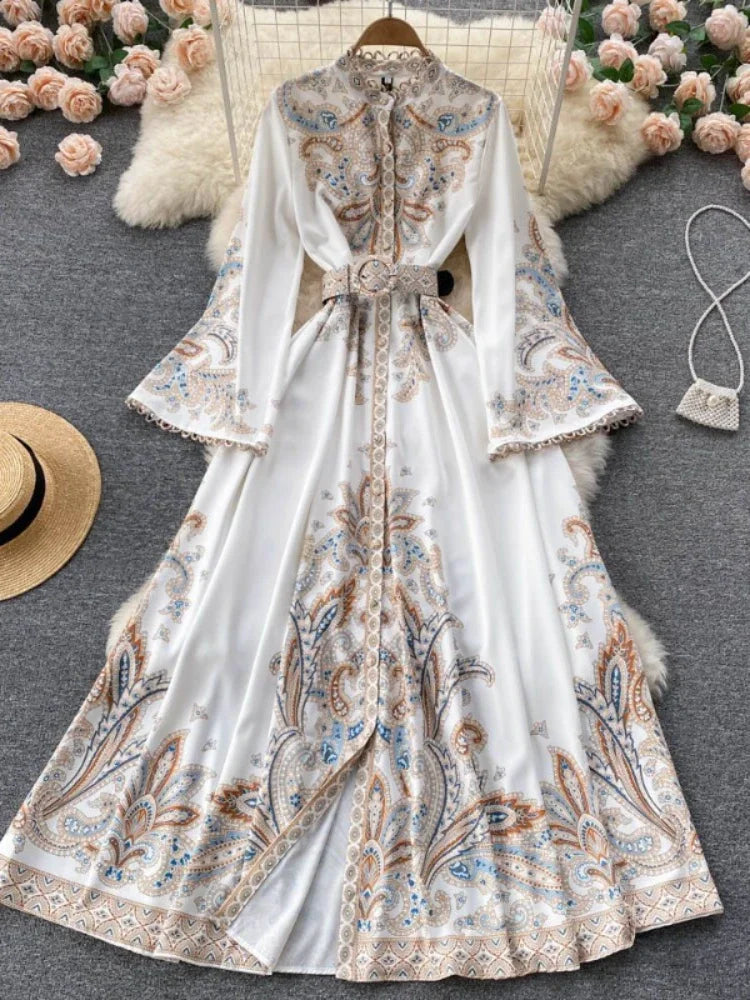 ankle length summer dresses with sleeves Short Sleeves Princess Ankle-length Summer Homecoming Dresses – Ballbella main image 1