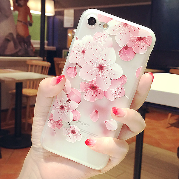 Good Looking Flower Soft Case Cover For Iphone 6,iphone 6 Plus,iphone 6s,iphone 6s Plus,iphone 7,iphone 7 Plus