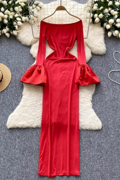 Red dresses | Red bodycon, strappy, strapless dress | Luulla