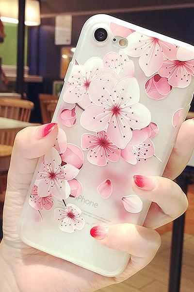 Good Looking Flower Soft Case Cover for iPhone 6,iPhone 6 plus,iPhone 6s,iPhone 6s plus,iPhone 7,iPhone 7 Plus
